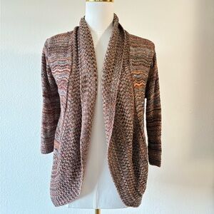 A Knitch Above Earthy Tones Knit Cardigan